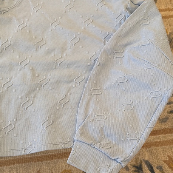 Noli Light Blue Patterned Top - Picture 2 of 6